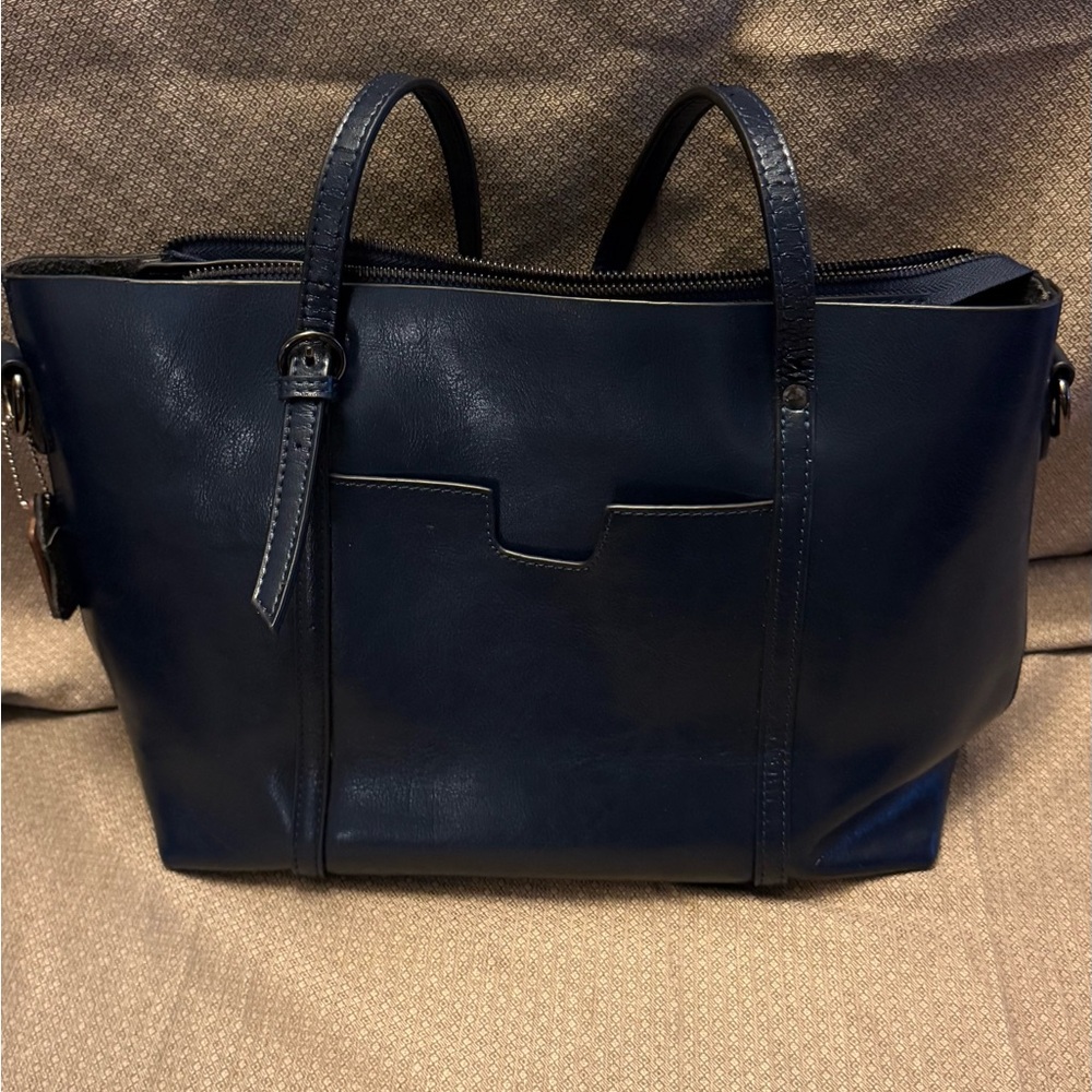 Elegant Navy Blue Tote Bag